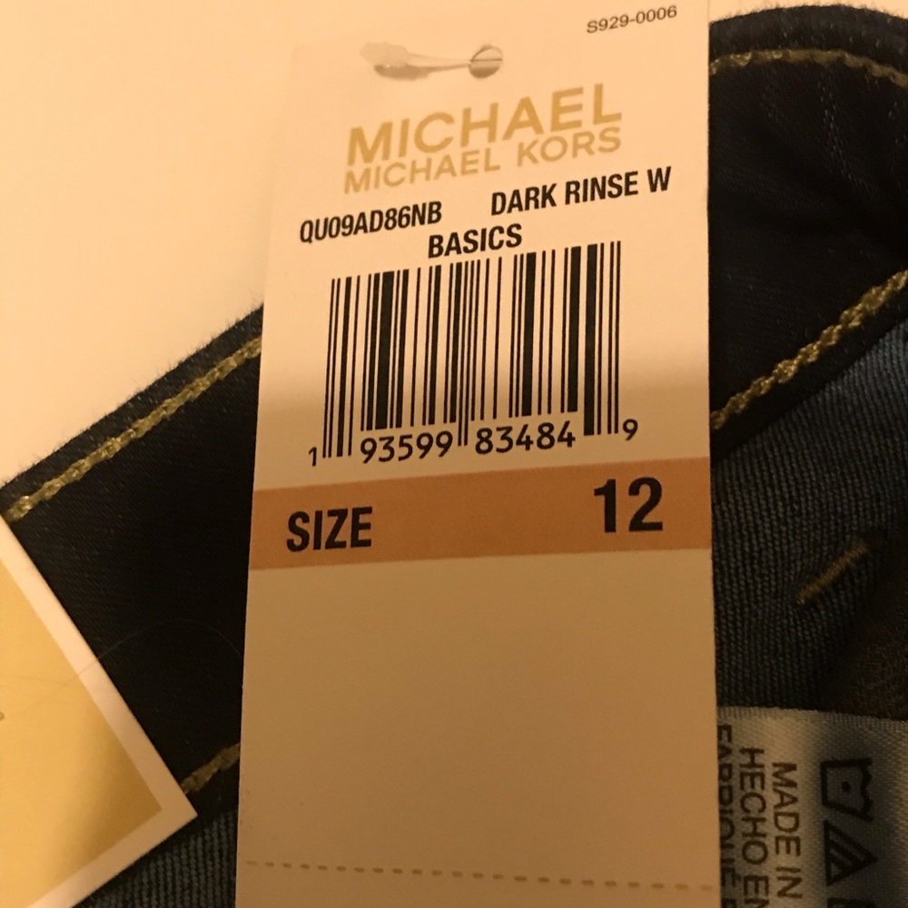 Michael Kors NWT size 12 Skinny leg jeans